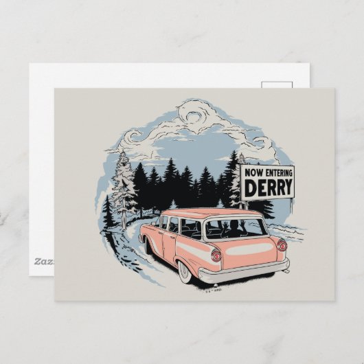 Nu naar Derry Briefkaart (Voorkant / Achterkant)