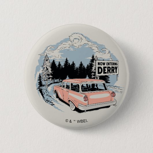 Nu naar Derry Ronde Button 5,7 Cm (Voorkant)