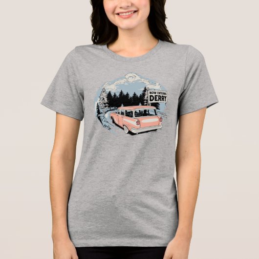 Nu naar Derry Tri-Blend Shirt (Voorkant)