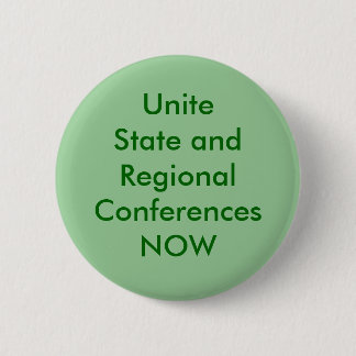 NU nationale en regionale conferenties verenigen Ronde Button 5,7 Cm