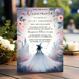 Nu Natuur Tree Witch Enchanted Forest Quinceanera Kaart