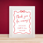 Nu neem alsjeblieft een gunsten teken paren douche poster