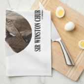 Nu niet het begin van het einde (Winston Churchill Theedoek (Quarter Fold)