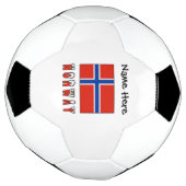 Nu niet Noorse Vlag Persoonlijk Voetbal (Gedraaid)