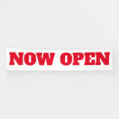 Nu nieuwe bedrijven openen Adverteren Spandoek (Horizontaal)