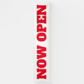 Nu nieuwe bedrijven openen Adverteren Spandoek (Verticaal)