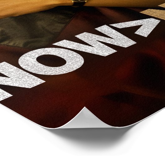 Nu > Nooit Salon Poster (Hoek)