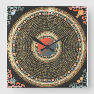 Nu O'Clock II Vierkante Klok