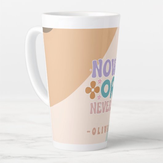 Nu of nooit | Inspirerend prijsopgave Latte Mok (Linkerhoek)