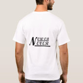 🔥 “NU of NOOIT” Krachtige Statement T-shirt ⏳ (Achterkant)