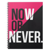 Nu of nooit notitieboek (Voorkant)