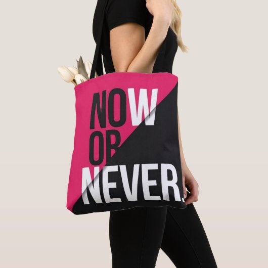 Nu of nooit" tote bag (Dichtbij)
