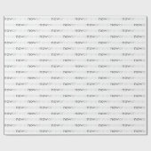 Nu of nooit verdwijnend citaat voor uitstelkrachte cadeaupapier (Vlak)