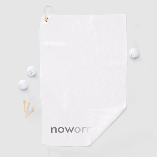 Nu of nooit verdwijnend citaat voor uitstelkrachte golfhanddoek (Insitu)