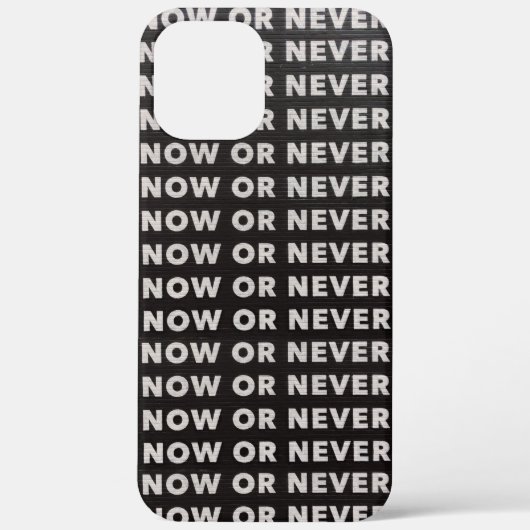 NU OF NOOIT ZWART-WIT CITEREN Case-Mate iPhone CASE (Achterkant)