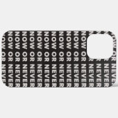 NU OF NOOIT ZWART-WIT CITEREN Case-Mate iPhone CASE (Achterkant / Rechts)