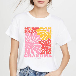 nu oma nana oppas mimi gigi bloem t-shirt
