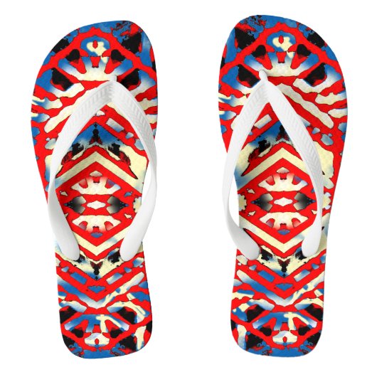 Nu One Red Urban Style Flip Flops 2 (Voetbed)