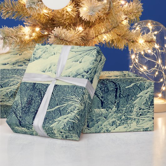 NU OP DE BRANCHES, verpakkingspapier Cadeaupapier (Feestdagen)