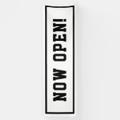 Nu open spandoek (Verticaal)