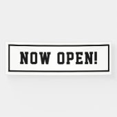 Nu open spandoek (Horizontaal)