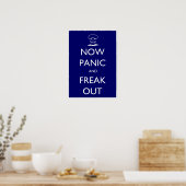 Nu paniek en freak out poster (Keuken)