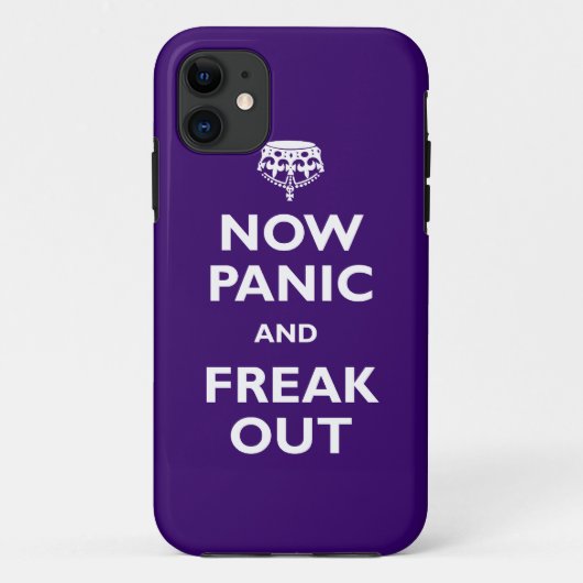 Nu paniek en freak uit Case-Mate iPhone case (Achterkant)