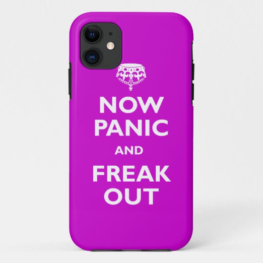 Nu paniek en freak uit Case-Mate iPhone case (Achterkant)