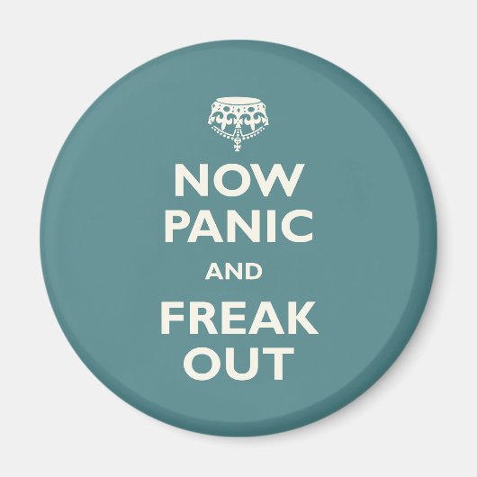 Nu paniek en freak uit magneet (Voorkant)