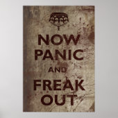 nu paniek en freak uit poster (Voorkant)
