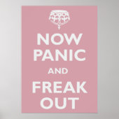 Nu paniek en freak uit poster (Voorkant)