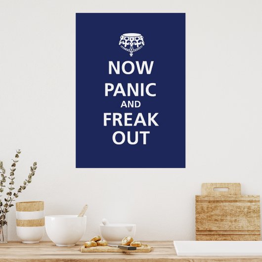 Nu paniek poster (Keuken)