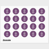 NU PANIKEREN EN FLIPPEN UIT RONDE STICKER (Vel)