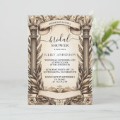 Nu Papyrus  Vellum Overlay Vrijgezellenfeest Kaart (Staand voorkant)