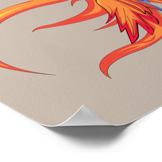NU... Phoenix Bird Poster (Hoek)