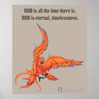NU... Phoenix Bird Poster
