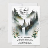 Nu River Rain Cloud Smoky Mountain Vrijgezellenfee Kaart (Voorkant)