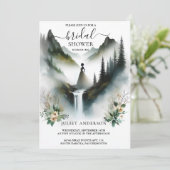 Nu River Rain Cloud Smoky Mountain Vrijgezellenfee Kaart (Staand voorkant)