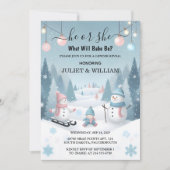 Nu Rustic Snow Cold Ice Cozy Winter Geslacht Onthu Kaart (Voorkant)