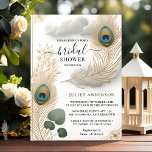 Nu rustieke Aziatische Sky Cloud Peacock Vrijgezel Kaart<br><div class="desc">Nodig uw geliefden uit met onze Rustieke Aziatische Sky Cloud Peacock Bridal Shower Invitation! Dit betoverende ontwerp combineert rustieke elegantie met serene Aziatisch geïnspireerde elementen, met rustige wolken en een majestueuze pauw. Perfect voor het creëren van een uniek en onvergetelijk vrijgezellenfeest, het zet prachtig de toon voor uw speciale viering....</div>