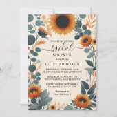 Nu rustieke tuin groen zonnebloem Vrijgezellenfees Kaart (Voorkant)