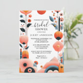 Nu Sinaasappel 70s 80s 90s Roze Kleurrijk Vrijgeze Kaart (Staand voorkant)