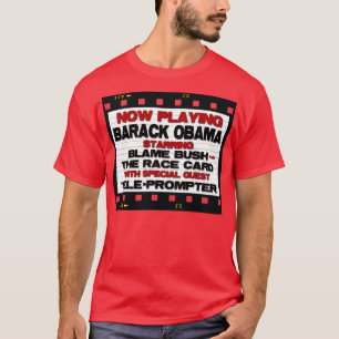 Nu spelen - Anti-Barack Obama T-shirt