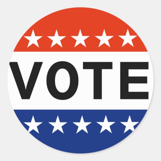 Nu stemmen stickers (Voorkant)