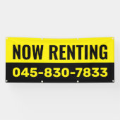 "Nu te huur" aangepaste banner (Horizontaal)