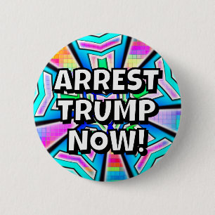 NU TRUMP AANHOUDEN! (je mag de woorden veranderen) Ronde Button 5,7 Cm