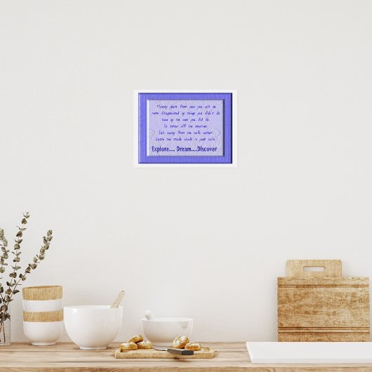 Nu twintig poster (Keuken)