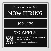 Nu Vacature Winkel Bedrijfs Vacature Raamsticker (Vel)