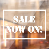 Nu verkopen op gebarentaal raamsticker (Vel 2)