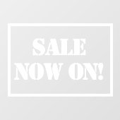 Nu verkopen op gebarentaal raamsticker (Vel)